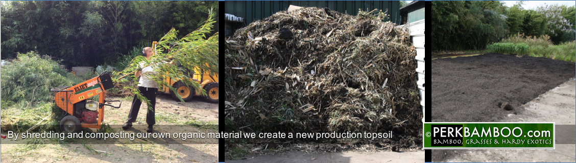 By shredding and composting our own organic material we create a new production topsoil